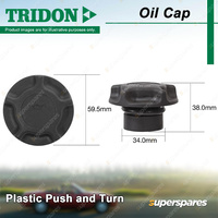 Tridon Oil Cap for Hyundai Santa Fe Sonata EF-B Tiburon Trajet Tucson 2.0L 2.7L