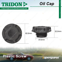 Tridon Oil Cap for Hyundai Getz Grandeur i30 iLoad ix35 Santa Fe Sonata Tiburon