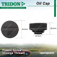 Tridon Oil Cap for Nissan Sentra Serena Silvia Skyline Sunny Terrano TIIDA