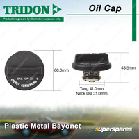 Tridon Oil Cap for Toyota Altezza Camry VCV10 VDV10 - Vienta MCV20R Soarer Supra
