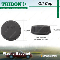 Tridon Oil Cap for Volvo S40 T4 T5 S60 T5 S70 S80 S90 V90 V40 T4 V70 XC70 XC90
