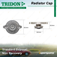 Tridon Non Recovery Radiator Cap for Morris 1100S 850 1.1L 1.3L 848cc