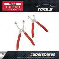 Toledo 2 Pcs of Hose Clamp Plier Constant Tension Set for hose and lead wires