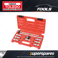 Toledo 10 pcs of Universal Joint Socket Set 3/8" Square Drive Torx T20 -T50