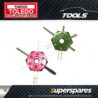 Toledo 2 Pc of Wire Terminal Tool Kit - for easy removal of wires from connector
