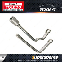 Toledo Offset Distributor Clamp Wrenches Set 1/2" & 9/16" Suit Ford Holden V8