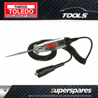 Toledo 12-48V Circuit Tester with Digital LCD Display Trade Quality Tools