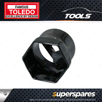Toledo Wheel Bearing Lock Nut Socket - Hexagon Rounded 6 point 2 9/16" Square Dr
