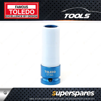 1 Piece of Toledo Heavy Duty Single Wheel Nut Socket - size of 17mm