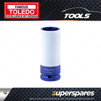 1 Piece of Toledo Heavy Duty Single Wheel Nut Socket - size of 24mm