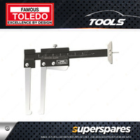 1 pc of Toledo Tyre Depth & Disc Brake Gauge - Measuring Range 0 - 60mm