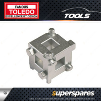 Toledo Rear Disc Brake Piston Cube - 3/8" Square Drive Size 30 x 30mm