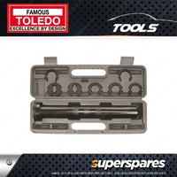 Toledo 7pc of Inner Tie Rod Tool Set in custom moulded plastic hard case
