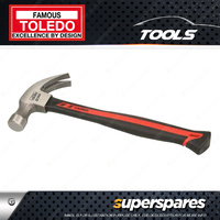 1 pc of Toledo Curved Claw Hammer - 20oz with Carbon Fibre Handle