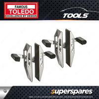 Toledo 2pc Heavy Duty Glass Panel Carrying Set - Up to 160kgs 80 x 200mm