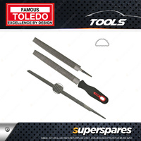 Toledo 300mm Cabinet Rasp with Handle Second Cut - Individual Carded Pack