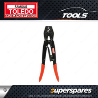 Toledo 280mm High Leverage Ratcheting Crimping Plier with PVC Dipped Handle