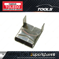 Toledo 100 Pieces of Folding Clip Buckle to suit 12.7mm 12 x 0.65mm