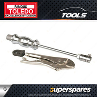 Toledo Slide Hammer Lock Grip Plier Puller Jaw Opening 40mm 600 Length