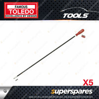 2x Toledo Hose Clamp Nut Driver-900mm Overall Length Includes socket 6mm 7mm 8mm