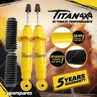 2x Front Titan 4X4 Shock Absorbers for Toyota Landcruiser UZJ200R VDJ200R 07-On