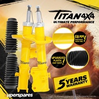 2x Front Titan 4X4 Shock Absorbers for Jeep Cherokee KJ KK 4WD Wagon 1/01-2/08