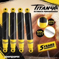 Front + Rear Titan 4X4 Shock Absorbers for Ford F Series F150 F250 2WD 97-02