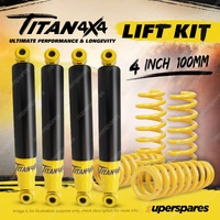 4" 100mm Lift Kit Titan 4X4 Shocks King Coil Spring for Nissan Patrol GQ GU