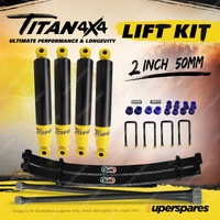 2" Lift Kit Titan 4X4 RAW Torsion Bar EFS Leaf for Toyota 4 Runner LN61 YN63