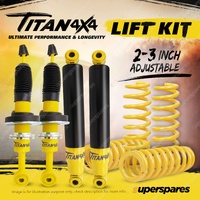 Adjustable 2"-3" Titan 4X4 King Coil Lift Kit for Mitsubishi Pajero Sport 15-On