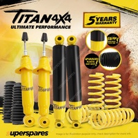Front Rear Titan 4X4 Shocks STD King Springs for Toyota Landcruiser UZJ VDJ 200R