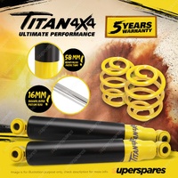 Rear Titan 4X4 HD Shock Lowered Spring for Holden Commodore VB VC VH VK VL VN VP