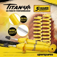 Front Titan 4X4 Spring Seat Shocks Raised King Springs for Mitsubishi Pajero NM