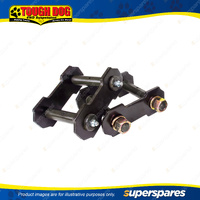 Rear Tough Dog Leaf Spring Greaseable Shackle Kit for Isuzu D-Max RG 4x2 Model