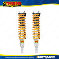 2 x Front Tough Dog Foam Cell Comfort Complete Struts for Ford Everest UB 22-On