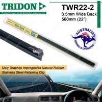2 x Tridon Plastic Back Wiper Refills 22" for Benz 100 Series 190 200 Series