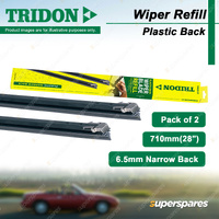Tridon Plastic Back Wiper Refills Length 710mm - Narrow Back Pack of 20
