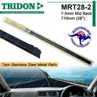Pair Tridon Metal Rail Wiper Refills 28" for Opel Zafira TGF75 2001-2004