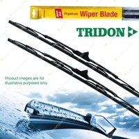 Tridon Front Complete Wiper Blade Set for Chrysler Lancer LA LB LC Valiant
