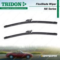 Pair Tridon FlexBlade Frameless Wiper Blades for Toyota C-HR NGX10R NGX50R