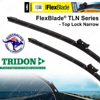 Pair Tridon FlexBlade Frameless Wiper Blades for Mazda BT50 B30B 08/2020-On