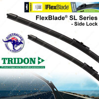 2 Tridon FlexBlade Frameless Wiper Blades for Volkswagen Caddy Golf IV V Passat
