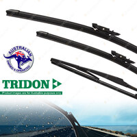 Tridon Front Rear FlexBlade Windscreen Wiper Blades for Nissan Dualis 2007-2012
