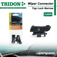 2 x Tridon FlexConnect Wiper Connectors TLN for Isuzu D-Max TFR TFS 40 87 MU-X