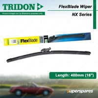 1 x Tridon FlexBlade Passenger Side Wiper Blade 16" for Citroen DS3 1.2L EB2F