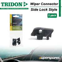 2 Pieces of Tridon FlexConnect Wiper Blade Connector Side Lock Style SL-2