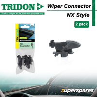 2 Pieces of Tridon FlexConnect Wiper Blade Connector NX Style NX-2