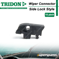 10 Pieces of Tridon FlexConnect Wiper Blade Connector Side Lock Style SL-10
