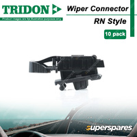 10 Pieces of Tridon FlexConnect Wiper Blade Connector RN Style RN-10