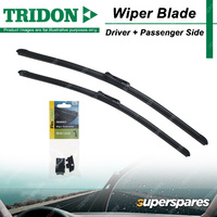 Tridon Wiper Blade & Connector Set for Mercedes CL-Class CLS W219 E-Class W211